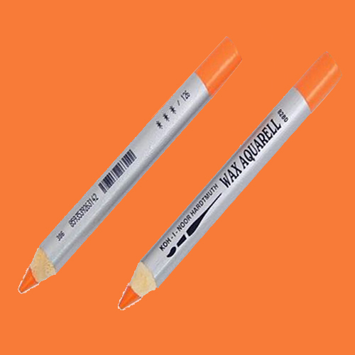 Koh-i-Noor Wax Aquarell Sulandırılabilir Pastel Boya Orange 8820/126 -