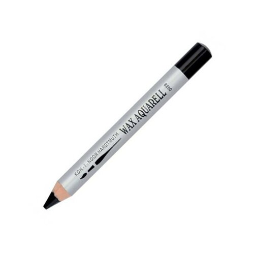 Koh-i-Noor Wax Aquarell Sulandırılabilir Pastel Boya Black 8280/36 - 36 Black