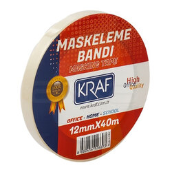 Kraf - Kraf Maskeleme Bandı 12mmx40mt