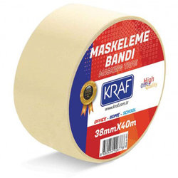 Kraf Maskeleme Bandı 38mmx40mt - Thumbnail