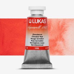 Lukas - Lukas Aquarell 1862 Artist 24ml Sulu Boya 1088 Cinnabar Red