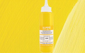 Lukas Liquid Akrilik Boya Seri 2 250ml Cad. Sarı-Açık - Cad. Sarı Açık