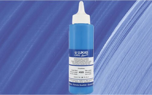Lukas Liquid Akrilik Boya Seri 2 Cobalt Mavi 250ml - Cobalt Mavi
