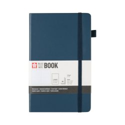Sakura - Sakura Sketch Book 140g 80 Yaprak 13x21cm Lacivert Çizgili