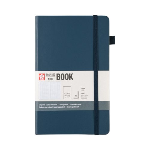 Sakura Sketch Book 140g 80 Yaprak 13x21cm Lacivert Kareli