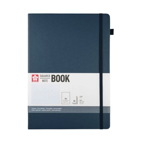 Sakura Sketch Book 140g 80 Yaprak 21x29,7cm Lacivert Kareli