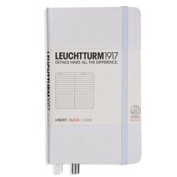 Leuchtturm - Leuchtturm1917 Çizgili Not Defteri Beyaz 80g A6