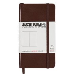 Leuchtturm - Leuchtturm1917 Noktalı Not Defteri Çikolata Kahverengi 80g A6