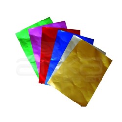 Lino Karadeniz - Lino Alüminyum Folyo Kağıt 6 Renk 10 Adet