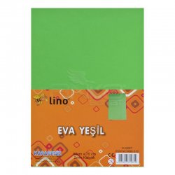 Lino Karadeniz - Lino Karadeniz Eva 50x70cm 2mm Yeşil 10lu RBE511