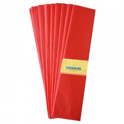 Lino Karadeniz - Lino Lüx Krapon Kağıdı 10lu 50cmx2m Kırmızı