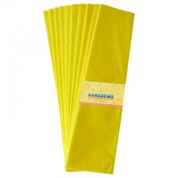 Lino Karadeniz - Lino Lüx Krapon Kağıdı 10lu 50cmx2m Sarı