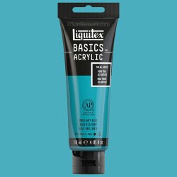 Liquitex - Liquitex Basics Akrilik Boya 118ml Brilliant Blue 570