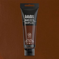 Liquitex - Liquitex Basics Akrilik Boya 118ml Burnt Umber 128