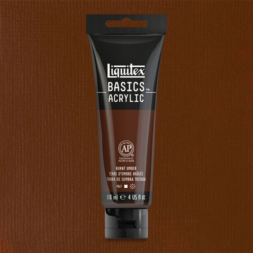 Liquitex Basics Akrilik Boya 118ml Burnt Umber 128