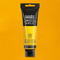 Liquitex - Liquitex Basics Akrilik Boya 118ml Cadmium Yellow Medium Hue 830