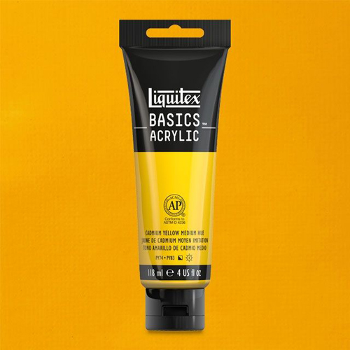 Liquitex Basics Akrilik Boya 118ml Cadmium Yellow Medium Hue 830