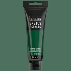 Liquitex - Liquitex Basics Akrilik Boya 118ml Green Deep Permanent 350