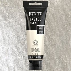 Liquitex - Liquitex Basics Akrilik Boya 118ml Iridescent White 238