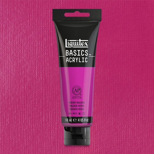 Liquitex Basics Akrilik Boya 118ml Magenta Medium 500