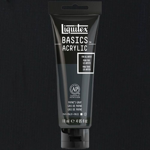 Liquitex Basics Akrilik Boya 118ml Payne's Grey 310 - Payne's Grey 310