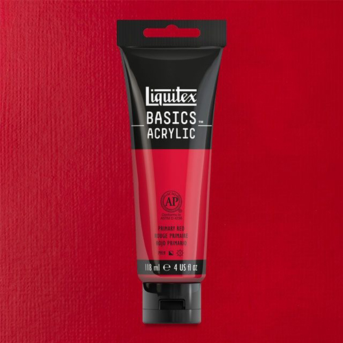 Liquitex Basics Akrilik Boya 118ml Primary Red 415 - Primary Red 415