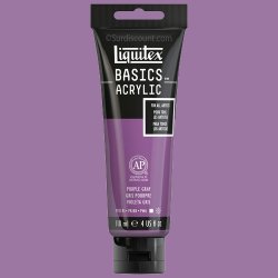 Liquitex - Liquitex Basics Akrilik Boya 118ml Purple Grey 263