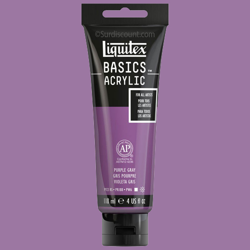 Liquitex Basics Akrilik Boya 118ml Purple Grey 263 - Purple Grey 263