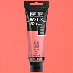 Liquitex - Liquitex Basics Akrilik Boya 118ml Rose Pink 48