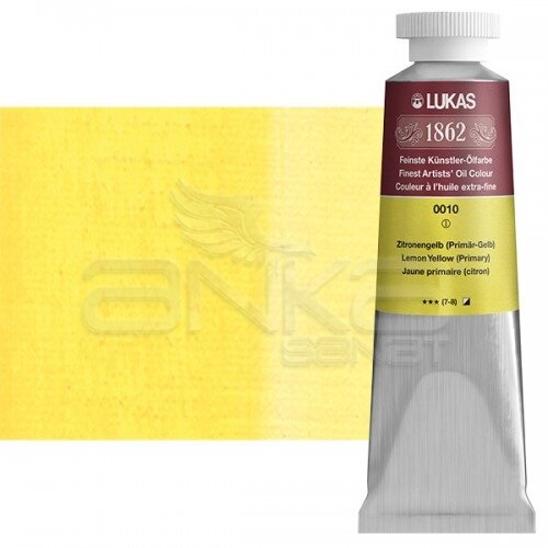 Lukas 1862 37ml Yağlı Boya Seri:1 No:0010 Primer Sarı - 0010 Primer Sarı