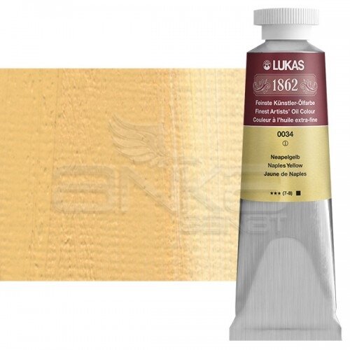 Lukas 1862 37ml Yağlı Boya Seri:1 No:0034 Neapel Sarı Açık - 0034 Neapel Sarı Açık