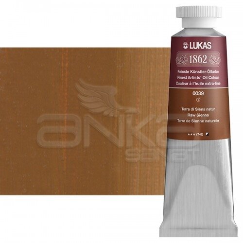 Lukas 1862 37ml Yağlı Boya Seri:1 No:0039 Terra Di Sienna Naturel - 0039 Terra Di Sienna Naturel