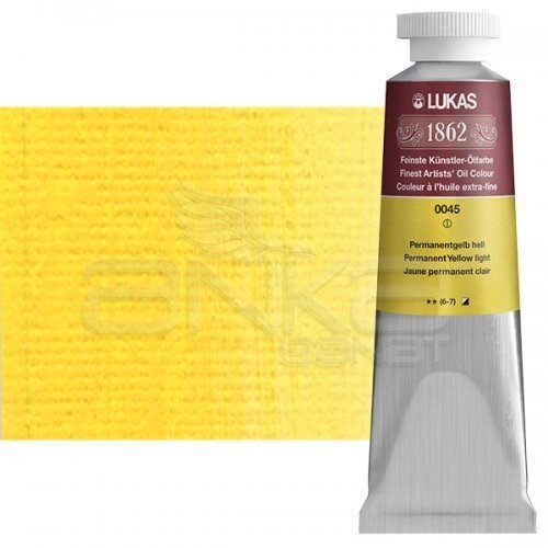 Lukas 1862 37ml Yağlı Boya Seri:1 No:0045 Helio Saf Sarı-Açık - 0045 Helio Saf Sarı-Açık