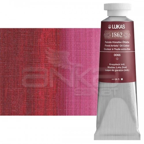 Lukas 1862 37ml Yağlı Boya Seri:1 No:0066 Alizarin Kırmızı-Koyu - 0066 Alizarin Kırmızı-Koyu