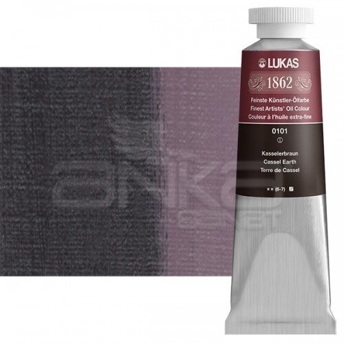 Lukas 1862 37ml Yağlı Boya Seri:1 No:0101 Cassel Kahverengi - 0101 Cassel Kahverengi