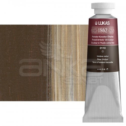 Lukas 1862 37ml Yağlı Boya Seri:1 No:0110 Ham Umbra Naturel - 0110 Ham Umbra Naturel