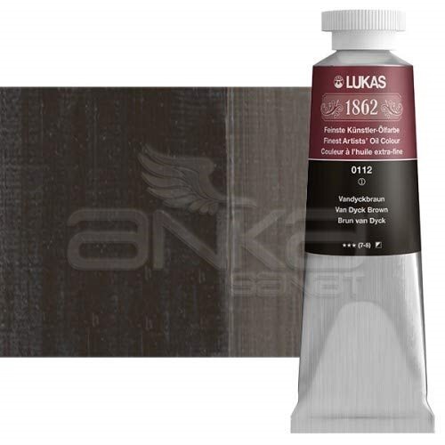 Lukas 1862 37ml Yağlı Boya Seri:1 No:0112 Vandayk Kahverengi - 0112 Vandayk Kahverengi