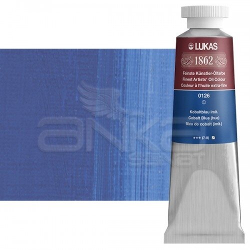 Lukas 1862 37ml Yağlı Boya Seri:1 No:0126 Kobalt Mavi - 0126 Kobalt Mavi