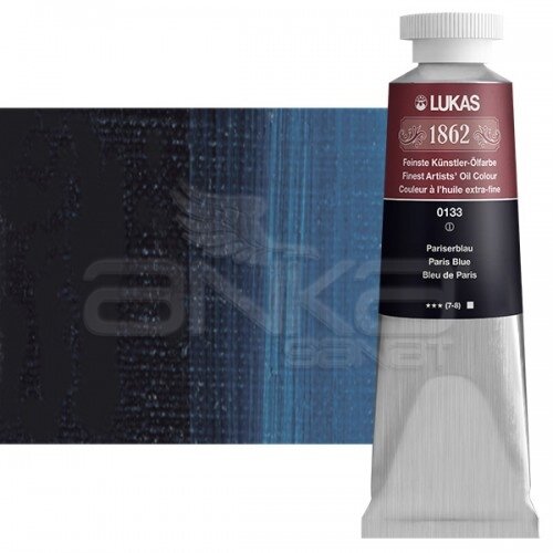 Lukas 1862 37ml Yağlı Boya Seri:1 No:0133 Paris Mavisi - 0133 Paris Mavisi