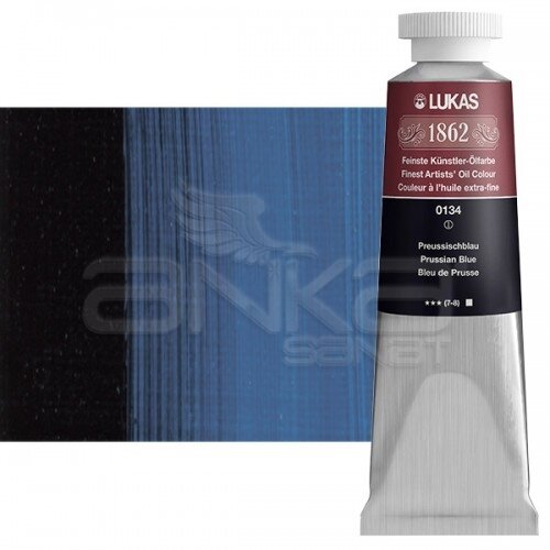 Lukas 1862 37ml Yağlı Boya Seri:1 No:0134 Prusya Mavisi - 0134 Prusya Mavisi