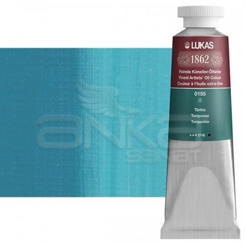 Lukas 1862 37ml Yağlı Boya Seri:1 No:0155 Turquoise - 0155 Turquoise