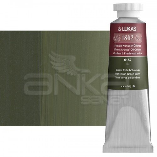 Lukas 1862 37ml Yağlı Boya Seri:1 No:0157 Bohemya Toprak Yeşili - 0157 Bohemya Toprak Yeşili