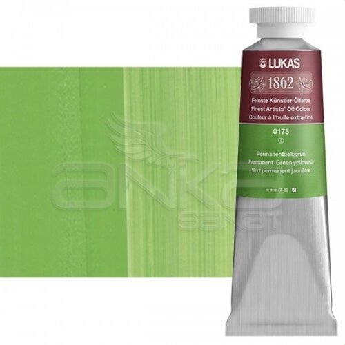 Lukas 1862 37ml Yağlı Boya Seri:1 No:0175 Perm Yeşil (Sarımsı) - 0175 Perm Yeşil (Sarımsı)