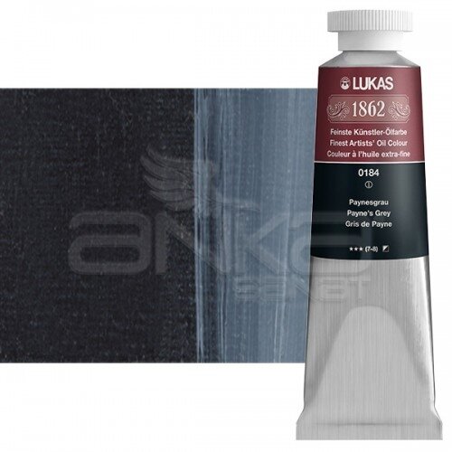 Lukas 1862 37ml Yağlı Boya Seri:1 No:0184 Paynes Gri - 0184 Paynes Gri