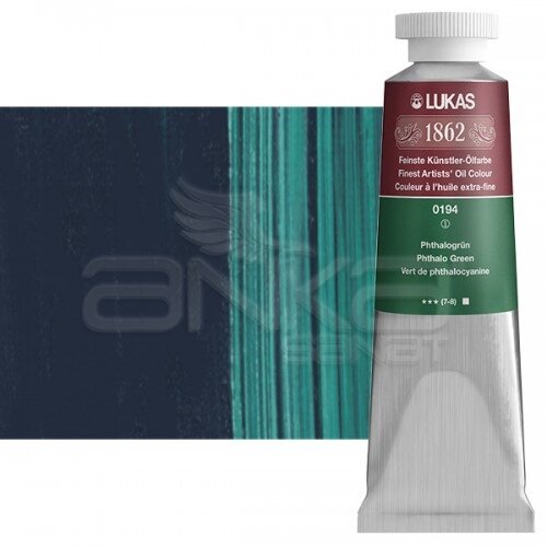 Lukas 1862 37ml Yağlı Boya Seri:1 No:0194 Helio Saf Yeşil-Orta - 0194 Helio Saf Yeşil-Orta