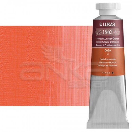 Lukas 1862 37ml Yağlı Boya Seri:2 No:0029 Kadmium Orange - 0029 Kadmium Orange