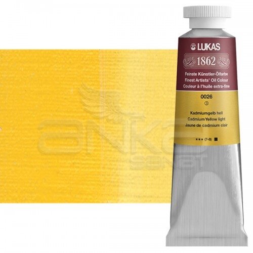 Lukas 1862 37ml Yağlı Boya Seri:3 No:0026 Kadmium Sarı-Açık - 0026 Kadmium Sarı-Açık
