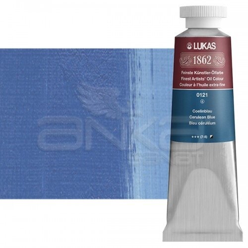 Lukas 1862 37ml Yağlı Boya Seri:4 No:0121 Coelin Mavi - 0121 Coelin Mavi