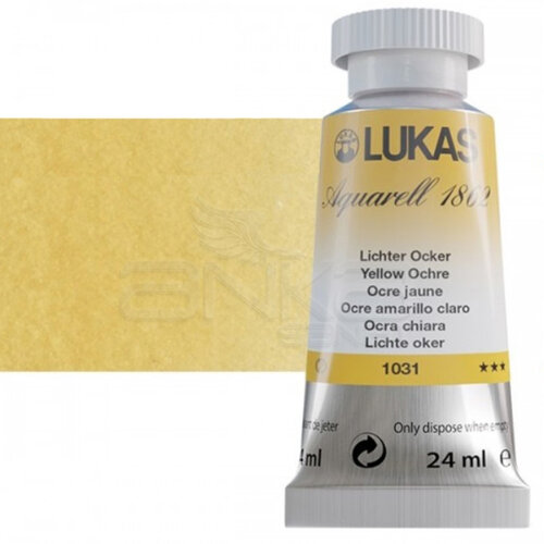 Lukas Aquarell 1862 Artist 24ml Sulu Boya 1031 Açık Ocher Seri 2 - 1031 Açık Ocher