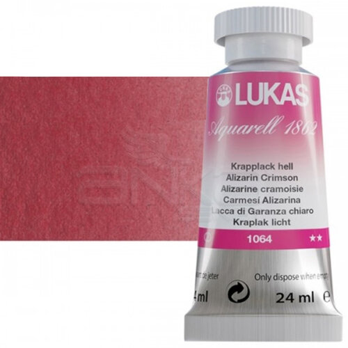 Lukas Aquarell 1862 Artist 24ml Sulu Boya 1064 Alizarin Crimson Seri 2 - 1064 Alizarin Crimson